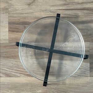 PartyLite Black Metal Stand 3 wick holder